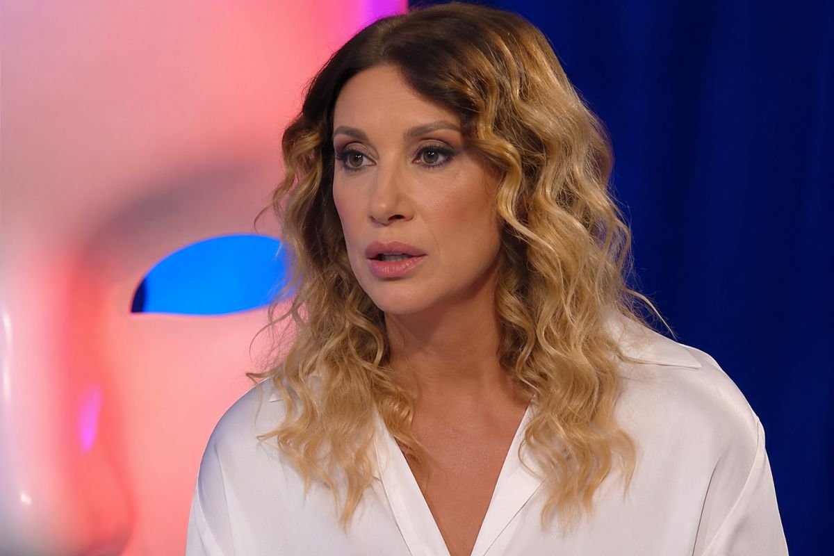 Manuela Moreno durante il racconto della grazia attribuita a Padre Pio