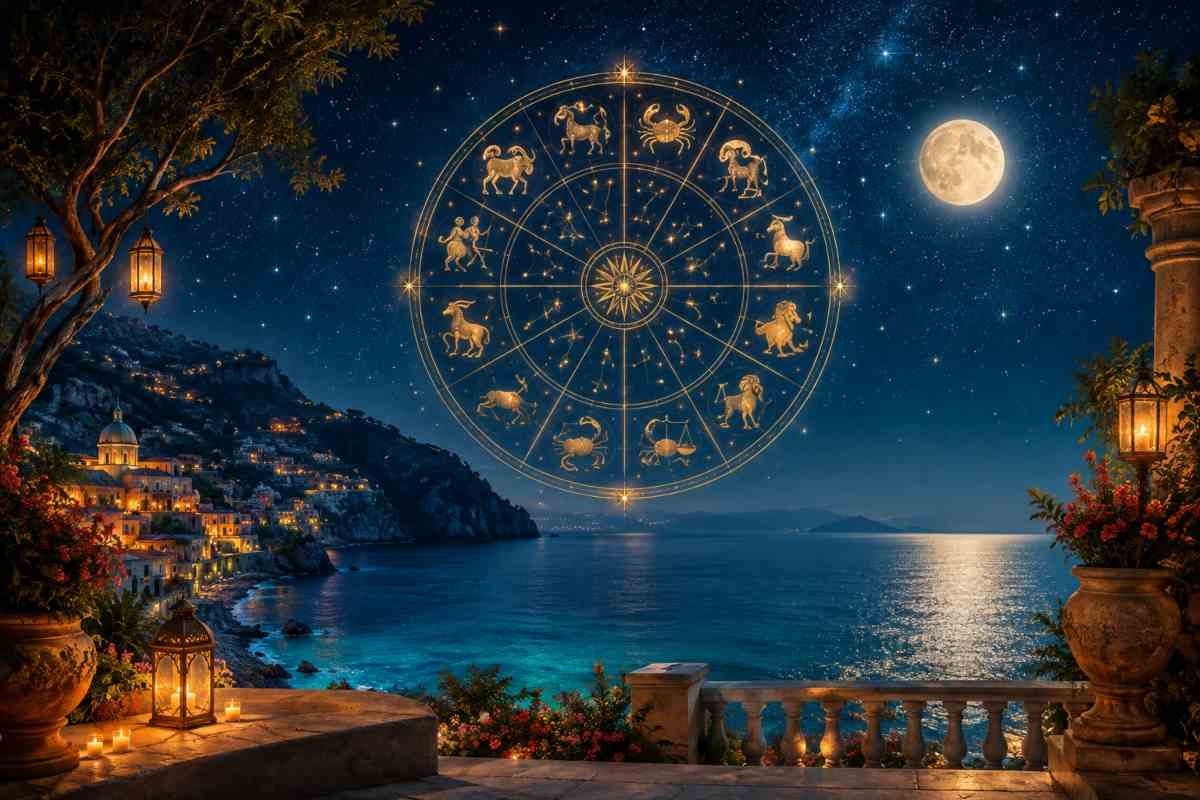 Segni fortunati dell’oroscopo di Ferragosto 2026 sotto il cielo stellato