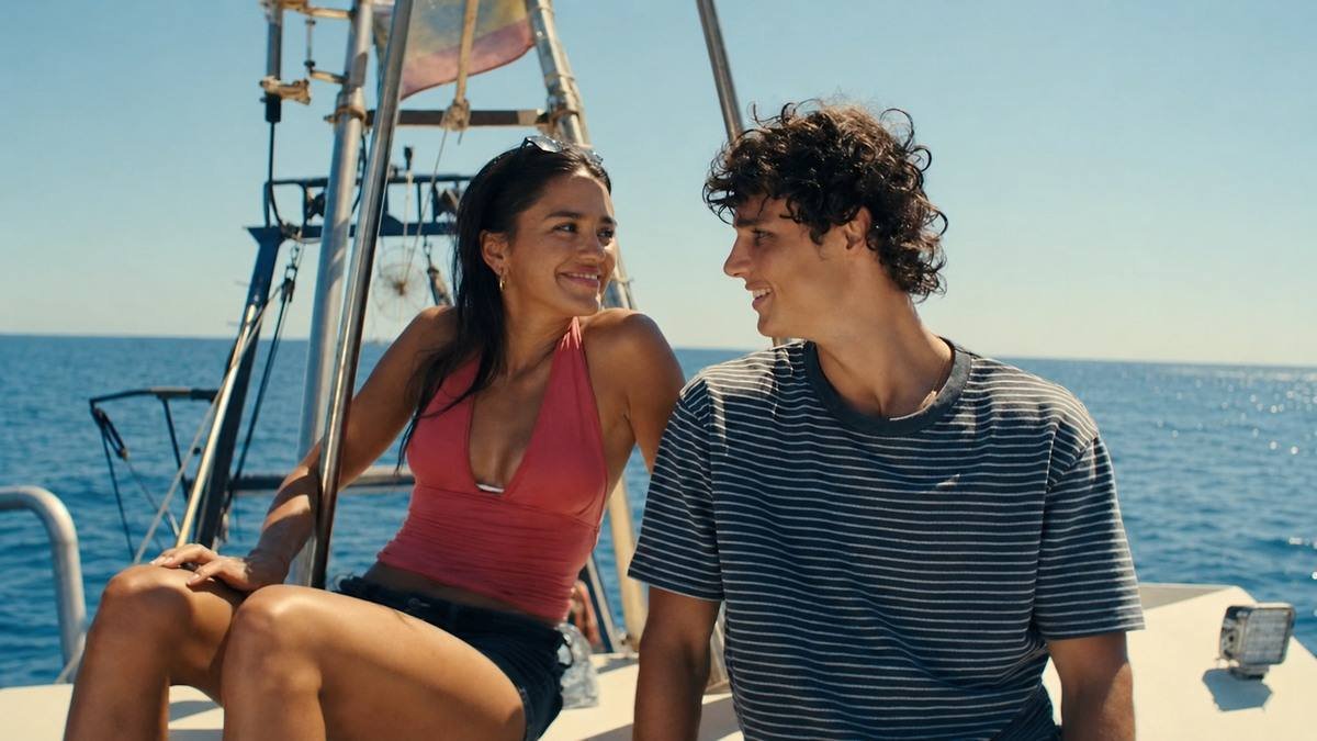 Maia Reficco e Fernando Lindez nei panni di Ry e Julián in The Last Sunrise