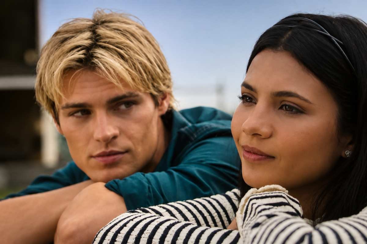 Cole e Jackie insieme in una scena della terza stagione di Uno Splendido Errore 3, protagonisti della serie romantica.