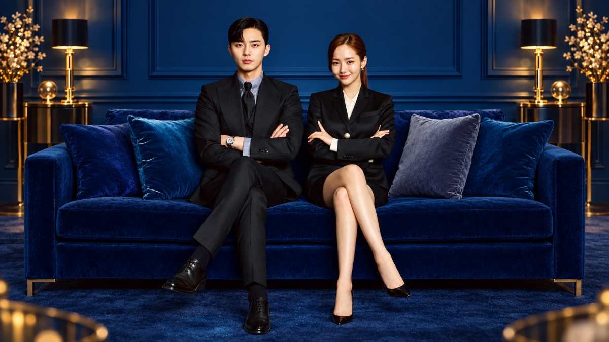Park Seo-joon e Park Min-young in What's Wrong with Secretary Kim