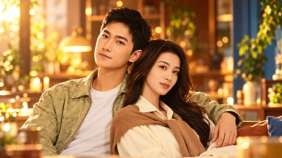 Fireworks of My Heart drama cinese Yang Yang e Wang Churan seduti insieme sul divano
